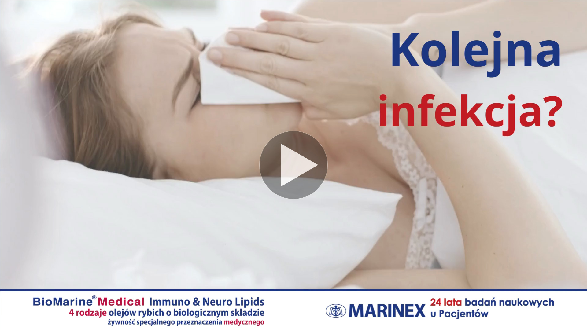 BioMarine Medical odporność w grypie i infekcjach wirusowych, żywienie w radioterapii i chemioterapii